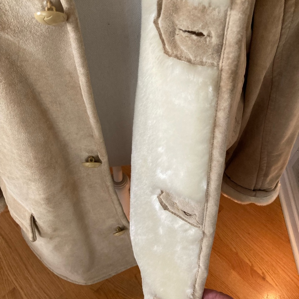 Pacific Trail leather and shearling like coat - Picture 4 of 8